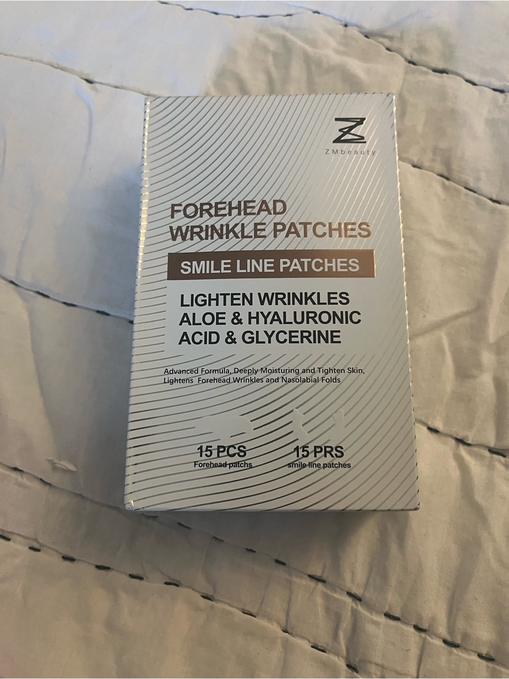 Forehead Wrinkle Smile Line Patches – White